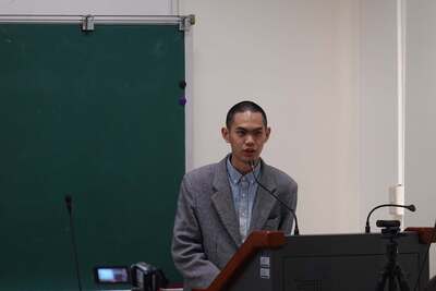 論文發表人洪頤紘同學
