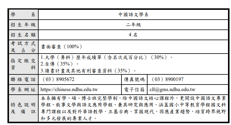 114寒轉簡章